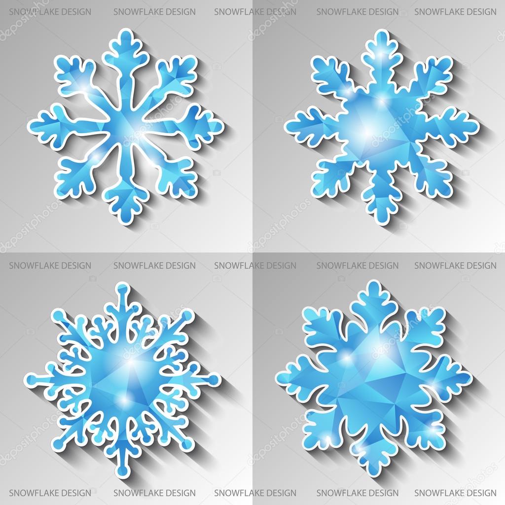 Set snowflakes of polygons.