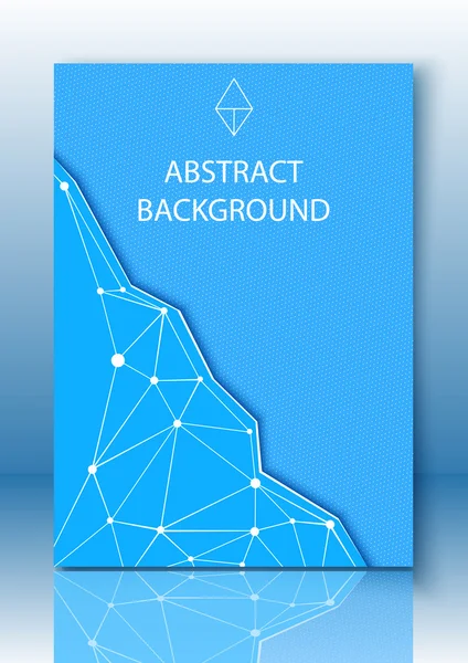 Abstract structural background. For poster, flyer, brochure design template. — Stock Vector