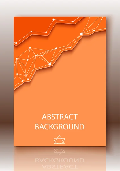 Abstract structural background. For poster, flyer, brochure design template. — Stock Vector