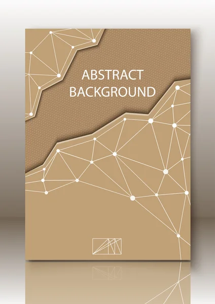 Abstract structural background. For poster, flyer, brochure design template. — Stock Vector