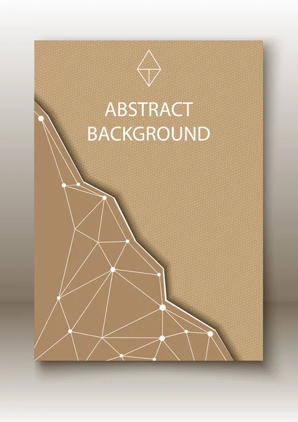 Abstract structural background. For poster, flyer, brochure design template. — Stock Vector