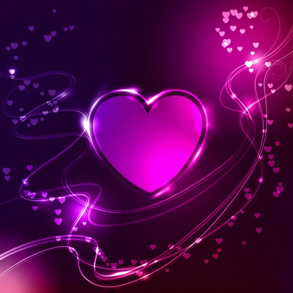 Kalp parlayan seviyorum. Mutlu Sevgililer arka plan.