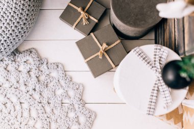 Yeni yıl, Noel dekoru, iç mekan