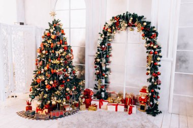 Yeni yıl, Noel dekoru, iç mekan