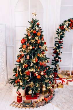 Yeni yıl, Noel dekoru, iç mekan