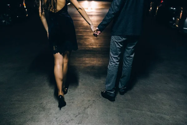 Hands Feet Loving Couple — Stock Photo, Image