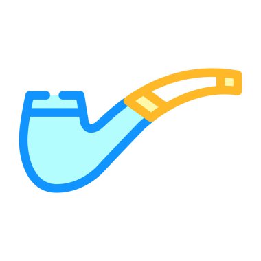 tüten pipo rengi ikon vektör illüstrasyon işareti