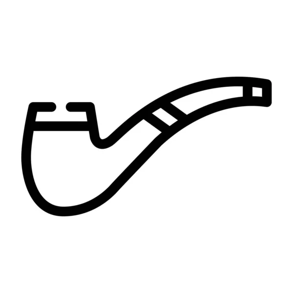 Знак векторной иллюстрации дымящейся трубы — стоковый вектор