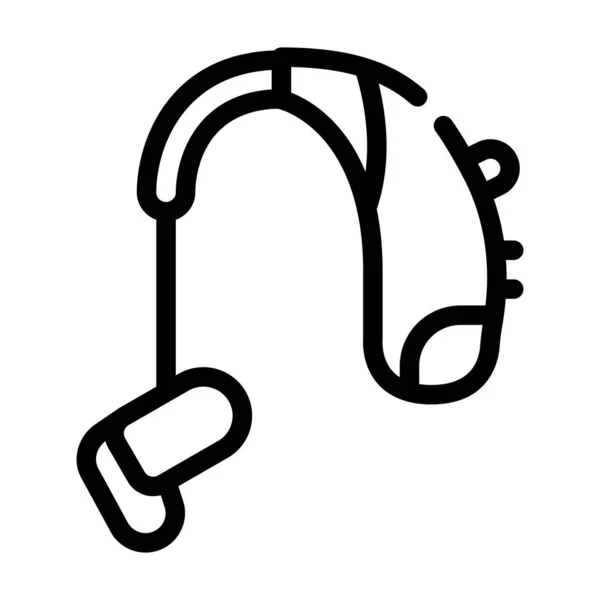 Illustrasjon av høreapparatinnretningens ikonvektor – stockvektor
