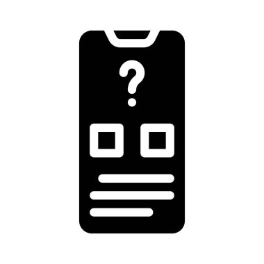 Elektronik oylama simgesi vektör illüstrasyon işareti