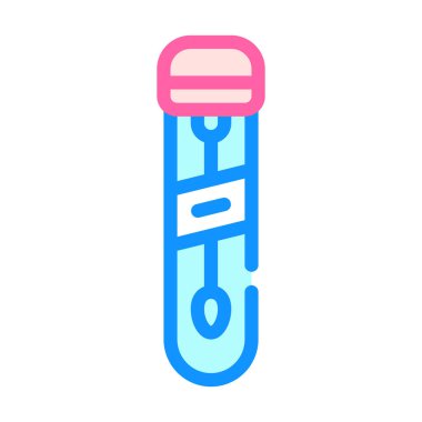 dışkı kabı renk ikonu vektör resimleme işareti