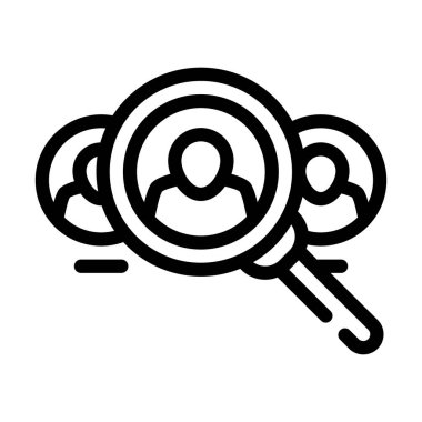 çalışan satır simgesi vektör illüstrasyon işareti