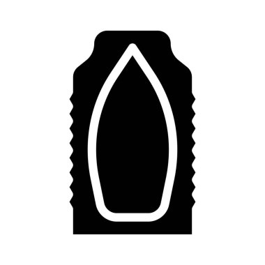 jinekolojik fitiller sembol vektör çizim işareti