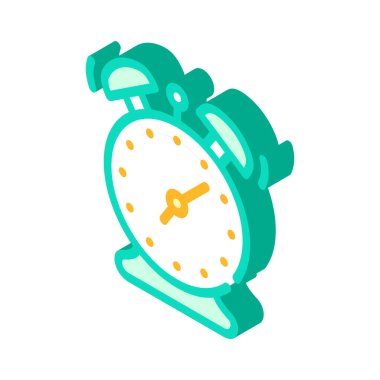 Çiçeklerin sulanması izometrik ikon vektör illüstrasyon işareti