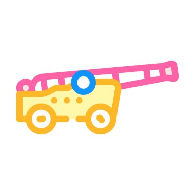 silah vintage renk vektör illüstrasyonu