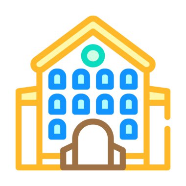 kale ana yapı rengi vektör illüstrasyonu