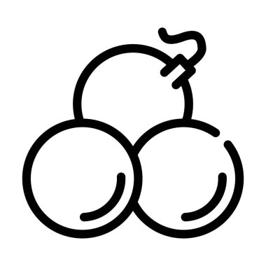 çekirdek çekirdeği çizgi simgesi çizimi siyah