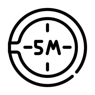 grev ölçme aracı satır vektör illüstrasyonu