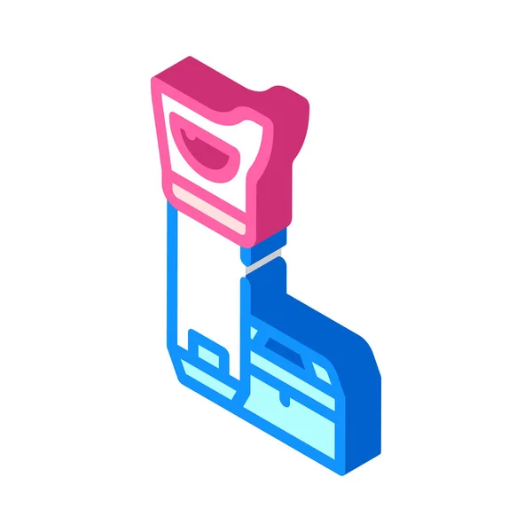 Locator device isometric icon vector illustration color — Stock Vector