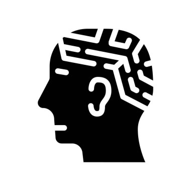 Çözüm bulunması, labirent sembolü vektör illüstrasyonu