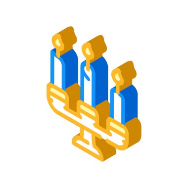 Mum yakma sembolü vektör illüstrasyonunda mum yakma