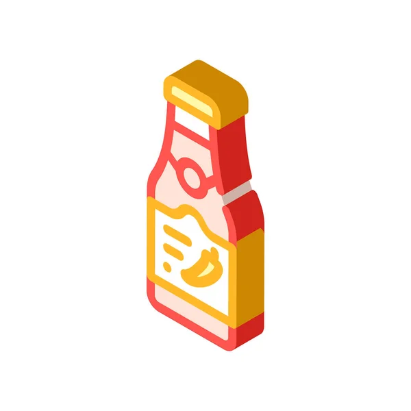 Industrielle würzige Sauce Glyph Symbol Vektor Illustration — Stockvektor