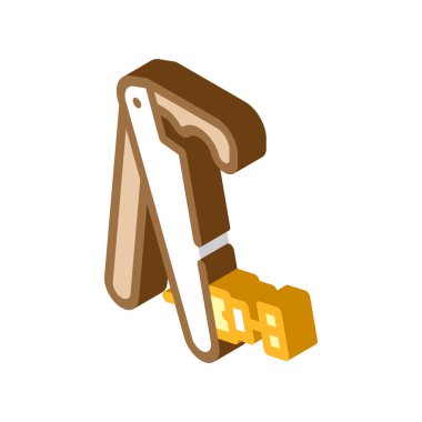 Keman aracı glifin vektör illüstrasyon rengi