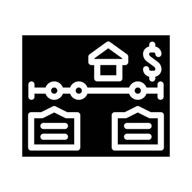 ev yapımı planlama simgesi vektör illüstrasyonu