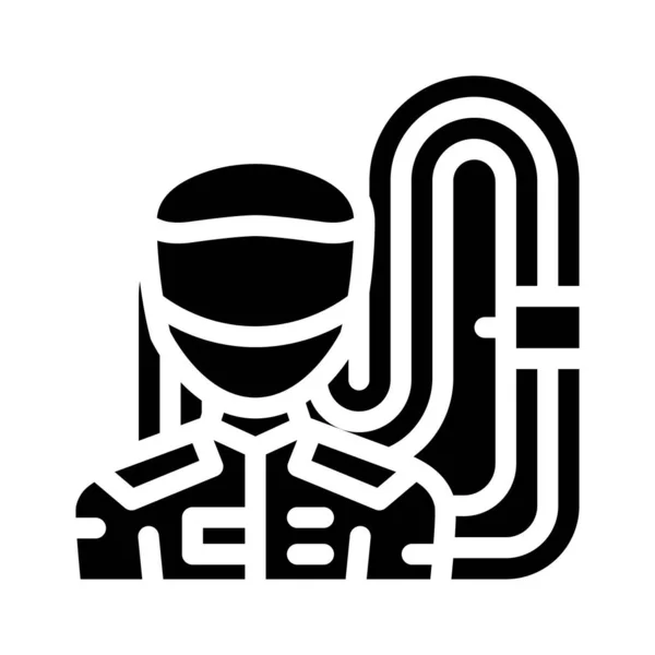Race sport glyph icon vector illustration black — Stock Vector