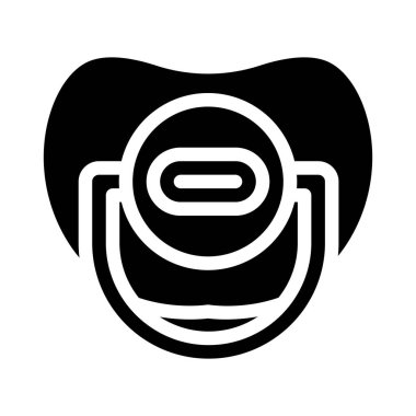 Termometre sembollü bebek meme ucu çizimi