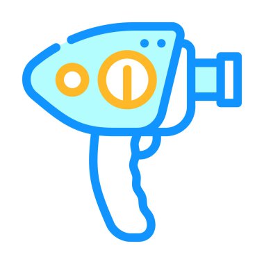 video kamera retro aygıt renk vektör illüstrasyonu