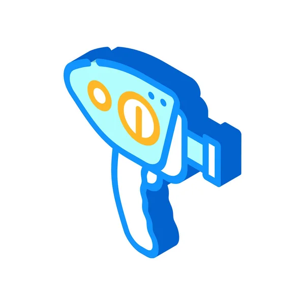 ( 영어 ) video camera retro gadget isometric icon vector illustration — 스톡 벡터