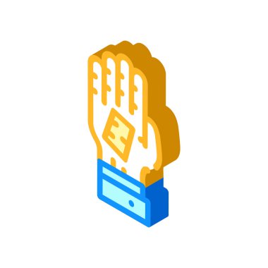 alternatif enerji izometrik vektör illüstrasyon rengi