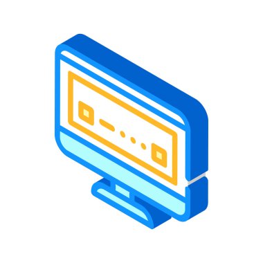 İşletim sistemi izometrik vektör illüstrasyonunu indir