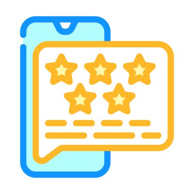 Çağrı merkezi iş rengi vektör illüstrasyonunun gözden geçirilmesi