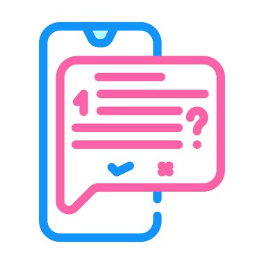 Soru Çağrı Merkezi renk vektör illüstrasyonuna cevap