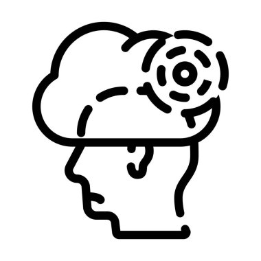 sis ve düzensizlik insan çizgisi vektör illüstrasyonu