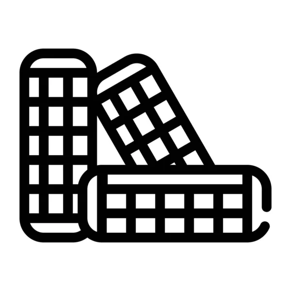 Lockenwickler Groomer Service Line Icon Vektor Illustration — Stockvektor