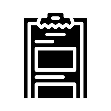 Çağrı Merkezi sembolü vektör illüstrasyonunun görev listesi