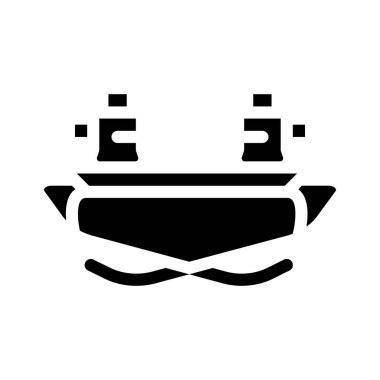 Gözlükleri yenileyen simge vektör çizimi düzlüğü