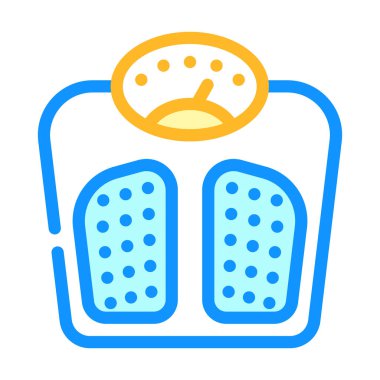 Ağırlık renk ikonu çizimi ölçümü için ölçekler