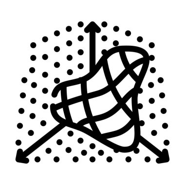 ayarlar vr uzay çizgisi vektör illüstrasyonu