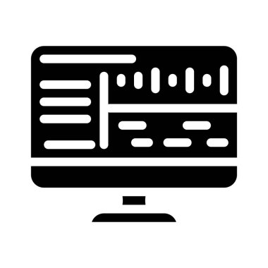 ses işleme simgesi vektör illüstrasyonu için yumuşak