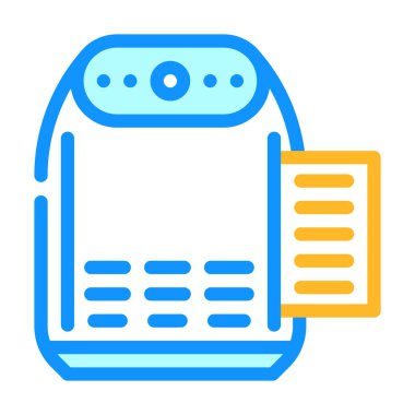 yedek filtre renk ikonu vektör resimleme düzlüğü