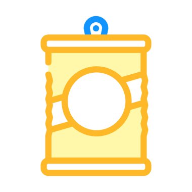 Taşıyıcı renk ikonu vektör illüstrasyonunu düz tut