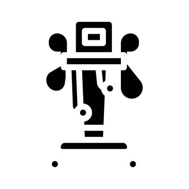 fizyoterapi kompleksi sembol vektör çizimi düz