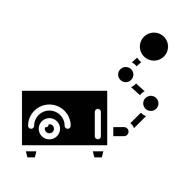 uhf terapi sembolü vektör illüstrasyonu için aygıt