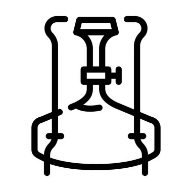 Primus aracı satır simgesi vektör çizimi düz