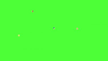 Kumsalda uzanan insanlar rahatlar ve güneşlenen animasyonlar