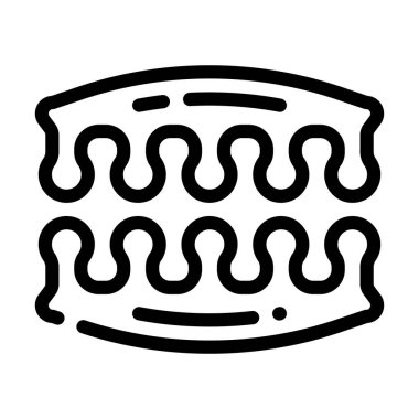 parmak ayırıcı çizgi simge vektör çizelgesi